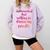 Introverted Willing To Discuss Poodle Introvert Comfort Colors Sweatshirt Orchid