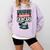 Introverted But Willing Discuss Skincare Comfort Colors Sweatshirt Orchid