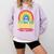 It's Way Too Peopley Outside Anti Social Introvert Comfort Colors Sweatshirt Orchid