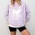 It's Way Too Peopley Outside Cute Cat Introvert Comfort Colors Sweatshirt Orchid