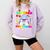 I Just Crushed Preschool Pre-K Preschoolers Graduation Comfort Colors Sweatshirt Orchid