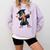 Kids Boys Grad Dabbing Graduation Class Of 2025 Comfort Colors Sweatshirt Orchid