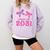 Kids Class Of 2031 Kindergarten Girls Graduation T-Shirt Comfort Colors Sweatshirt Orchid