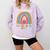 Kids I Officially Graduated Kindergarten Graduation Class Of 2022 Comfort Colors Sweatshirt Orchid