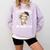 Kids Kids Preschool Nailed It Sloth Graduation Comfort Colors Sweatshirt Orchid