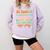 Kids So Long Kindergarten 1st Grade Here I Come Graduation Groovy Comfort Colors Sweatshirt Orchid