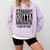 Kids Straight Outta Kindergarten Class Of 2019 Graduation Comfort Colors Sweatshirt Orchid
