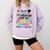 Kindergarten Graduation Graduate 1st Grade Here I Come Kids Comfort Colors Sweatshirt Orchid