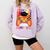 Kindergarten Graduation Level Complete Gamer Graduation Kids Comfort Colors Sweatshirt Orchid
