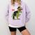 Kindergarten Grawrduate Dinosaur Graduation Cap Shirt Comfort Colors Sweatshirt Orchid