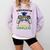 Kindergarten Level Complete Graduation Class 2023 Gamer Kids Comfort Colors Sweatshirt Orchid