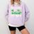 Kindergarten Is History Dinosaur Graduation Comfort Colors Sweatshirt Orchid