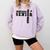 Lacrosse Senior Night Lacrosse Senior 2025 Graduation 29 Comfort Colors Sweatshirt Orchid