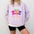 Last Day Of School Adios Kindergarten Graduation Kids Girls Comfort Colors Sweatshirt Orchid