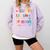 Last Day Of School Tie Dye School Graduation Summer Teacher Comfort Colors Sweatshirt Orchid
