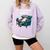 Lazy Raccoon Sarcastic Introvert Humor Japanese Animal Comfort Colors Sweatshirt Orchid