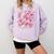 Lil Miss Third 3rd Grade Grad Graduation Last Day Girls Kid Comfort Colors Sweatshirt Orchid