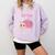 Low Social Battery Cute Snail With House Introvert Cozy Home Comfort Colors Sweatshirt Orchid Low Social Battery Cute Snail With House Introvert Cozy Home Comfort Colors Sweatshirt Orchid