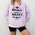 Mama With A Masters Degree Graduation Ceremony Mom Comfort Colors Sweatshirt Orchid