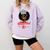 Master Degree Graduation Gifts Black Girl Comfort Colors Sweatshirt Orchid