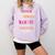 Masters Degree Graduation MPH Social Work Comfort Colors Sweatshirt Orchid