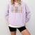 Medical Scheduler Healthcare Worker Appreciation Graduation Comfort Colors Sweatshirt Orchid