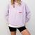 Merry Christ-Meh Christmas Introvert Comfort Colors Sweatshirt Orchid Merry Christ-Meh Christmas Introvert Comfort Colors Sweatshirt Orchid