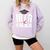 MSN Masters Graduation Men Women Son Daughter Comfort Colors Sweatshirt Orchid