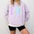 I Like Music More Than People Introvert Musician Retro Comfort Colors Sweatshirt Orchid