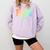 Nurse Graduation Shirt RN Est 2018 Rainbow Tshirt Comfort Colors Sweatshirt Orchid