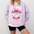 Nurse Live Love Heal Graduation Appreciation Valentines Day Comfort Colors Sweatshirt Orchid