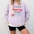 Nurse LPN RN CNA Easter Graduation Nursing 2021 Comfort Colors Sweatshirt Orchid