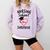 Nursing School Survivor Women Graduation RN Gift Shirt Comfort Colors Sweatshirt Orchid