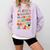 I Officially Graduated Kindergarten Graduation Class 2024 Comfort Colors Sweatshirt Orchid