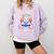 I Paused My Game To Graduate 2024 Gamer Graduation Comfort Colors Sweatshirt Orchid