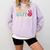 Peace Out 6th Grade Graduation Last Day Of School Comfort Colors Sweatshirt Orchid