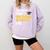 PhD Student Doctoral Degree Graduation Phd Graduate Comfort Colors Sweatshirt Orchid