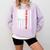 PhD Survivor Graduation American Flag Shirt Degree Tee Women Kids Men Comfort Colors Sweatshirt Orchid