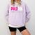 PhDiva Graduation Doctorate Student Graduate Comfort Colors Sweatshirt Orchid