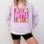 Pink STRAIGHT OUTTA Preschool PRE-K Graduation Comfort Colors Sweatshirt Orchid