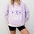 Police Academy Survivor 2025 Graduation Police School Comfort Colors Sweatshirt Orchid