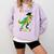 Preschool Graduation Class Of 2022 Graduate Dinosaur Kids Comfort Colors Sweatshirt Orchid