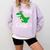 Preschool Graduation Preschooler Dinosaur Pre-K Dino Kids Comfort Colors Sweatshirt Orchid