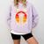 Professor Graduation For PhD Degree Doctor University Comfort Colors Sweatshirt Orchid