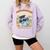 Proud 8th Grade Graduate Axolotl Graduation Eighth Comfort Colors Sweatshirt Orchid