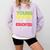 Proud African American Educated Graduation Comfort Colors Sweatshirt Orchid
