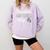 Proud Air Force Wife Air Force Graduation USAF Wife Comfort Colors Sweatshirt Orchid