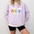 Proud Aunt Of A Pre-K 2025 Graduate Class Of 2025 Graduation Comfort Colors Sweatshirt Orchid