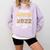 Proud Auntie Of 2022 Graduate Class 2022 Graduation Leopard Comfort Colors Sweatshirt Orchid