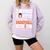 Proud Auntie Of a Basketball Senior 2026 Graduation Gifts Comfort Colors Sweatshirt Orchid